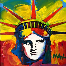 Vase of Flowers by Peter Max