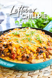 Add a poached or fried egg and you have brunch. Cornbread Chili Pie Leftover Chili Recipe Easy Family Recipes