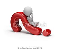 Man question mark thinking cartoon. 3d Person With A Question Mark 3d Man Thinking While Lying On A Question Mark 3d Image White Background Canstock