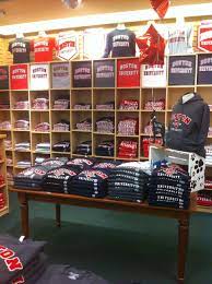 Boston University Bookstore Shirt Wall Bookstore Display Shirt Display Tshirt Display