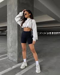 Black Biker Shorts Outfit Ideas Pin On Bike Shorts Outfit Ideas For Fall 2020