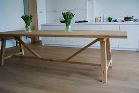 blank eiken l 300 tafel op maat tafels tuintafels