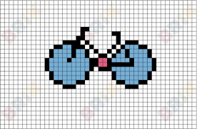 Bicycle Pixel Art Patrones
