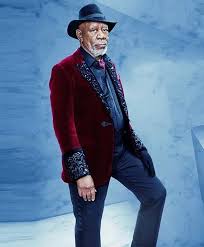 Now You See Me Now You Don't Morgan Freeman Red Blazer