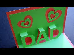 When you design your greeting cards, you have control over the look and taking the time to make a greeting card personally, lets the receiver know just how special they are to you. Father S Day Pop Up Card Learn How To Make A Popup Card For Dad Ezycraft Youtube