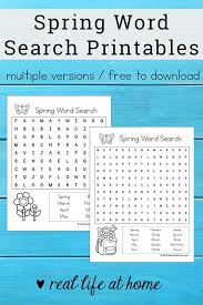 Rd.com knowledge brain games in the mood to challenge your brain?. Free Printable Spring Word Search Printable Puzzle For Kids