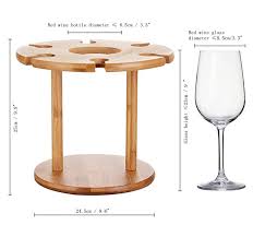 Maybe you would like to learn more about one of these? Beaugreen Wine Glass Drying Rack And Bottle Holder Natural Bamboo Wine Rack With 6 Glass Holder And 1 Bottle Holder Perfect Fo Buy Natural Bamboo Wine Rack Unique Design And Space Saving Product On Alibaba Com