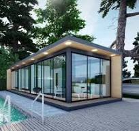 Modern Glass Wall Design Prefab Bungalow Houses for Sale ...