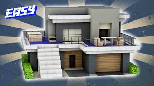 So if you're excited to build your first medieval house, keep on reading. Easy Minecraft Small Modern House Tutorial How To Build A House In Minecraft 42 Youtube