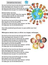 Chanson On Ecrit Sur Les Murs Recreatisse En 2020 Ecrit Sur Les Murs Chanson Chanson Enfantine