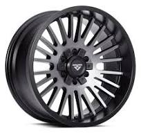 Rock Forged FF55 Wheels 18x9 (0, 5x135, 87.1) Black Rims Set of 4
