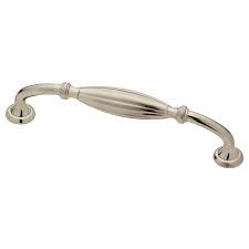 Brainerd Traditional Fluted 5 1 16 In Center To Center Satin Nickel Arch Handle Drawer Pulls Lowes Com Drawer Handles Kitchen Cabinet Handles Arch Handle