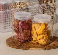 Silicook Clear Plastic Jar, Set of 3 - Square Shaped, Transparent, Food  Storage Container, Kitchen & Household Organization for Dry goods, Spices,  ...