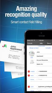 Samcard is a fantastic visiting card reader with high recognition accuracy and speed. Business Card Reader Iphone English Evernote App Center
