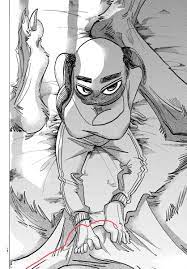 I know the 6th toe was a distraction, but too many of you missed the fact  you can actually make out Legoshi's tool in this scene. That wolf is  packing. : r/Beastars