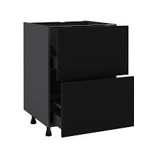 L'aménagement ou le réaménagement d'une cuisine est souvent une entreprise plus cher adapté à la configuration de sa pièce, but a rassemblé un large choix de modèles : Meuble Bas De Cuisine Sofia Noir 2 Tiroirs H 77 L 60 Cm X P 58 Cm Leroy Merlin