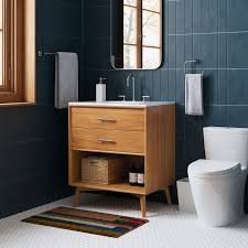Open Storage Single Bathroom Vanity 24