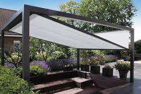 Sonnenschutzanlage Fur Terrassen Nach Mass Mit Montage Oo Terassenideen Pergola Abdeckung Hintergarten
