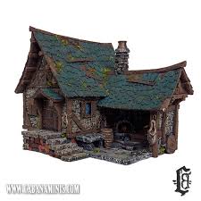 Tabletop World Blacksmith Forge Cabanaminis Fantasy House Medieval Houses Minecraft Medieval