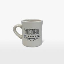There are thick loop handles in our classic diner mugs that provides comfortable grip to hold your hot and cold beverages safely. Milwaukee Diner Mug Stone Creek Coffee