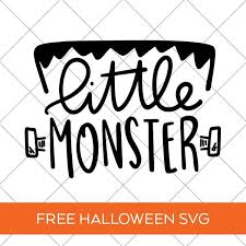 Free Little Monster Halloween Svg File Pineapple Paper Co In 2020 Halloween Shirts For Boys Halloween Boys Cricut Halloween