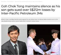 Esm goh made a similar reference to the watching comment in a subsequent post. Goh Chok Tong Son