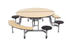 Mobile Stool And Bench Table Bench Table Table Cafeteria Table