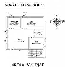 And with these constructions comes the need for a two bedroom house. Amazing 54 North Facing House Plans As Per Vastu Shastra Civilengi