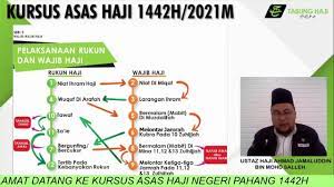 Kursus haji perdana mb santun jemaah. Bimbingan Tabung Haji