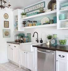 34 Beautiful Open Kitchen Shelves Ideas Home Decor Pandriva Simple Kitchen Remodel Kitchen Design Small Kitchen Remodel Small
