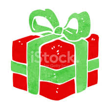 Cute reindeer cartoon christmas holiday gift wrapping paper. Cartoon Christmas Present Stock Photos Vectorhq Com