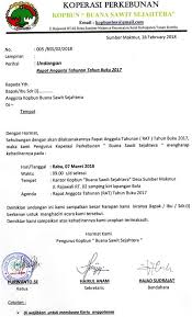 Penjelasan lengkap seputar contoh surat undangan yang baik dan benar. Download Rapat Anggota Tahunan 2017 Undangan Buana Sawit
