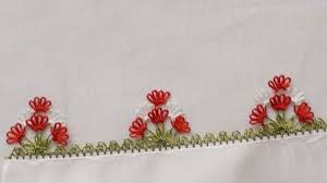 Cok Begenilen Kirmizi Beyaz Boncuklu Igne Oyasi Modeli Ve Yapilisi Baby Knitting Patterns Tig Isleri Oya