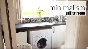 Incorporating a utility / laundry room into your home is an excellent idea if you have an open plan kitchen and dining area. Minimalism Utility Room Decluttering And Organising Youtube