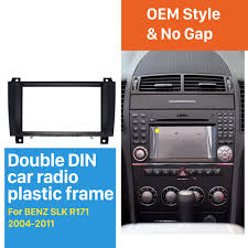 With our module, the replacement cost is drastically reduced. Delicate Double Din 2004 2011 Mercedes Benz Slk R171 Car Radio Fascia Stereo Dash Frame Panel