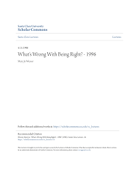 Whats Wrong With Being Right? - 1996