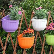 Check spelling or type a new query. Buy Plastic Flower Pot Hanging Planter Plant Pots Garden Balcony Fence Home Decor At Affordable Prices Free Shipping Real Reviews With Photos Joom