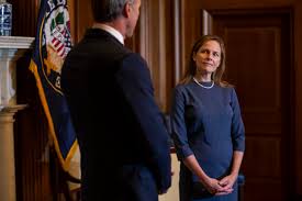 Conservative darling amy barrett is for indefinite lock downs, forced vaccination. Amy Coney Barrett Meets With Gop Senators Ahead Of Supreme Court Confirmation Battle New York Daily News