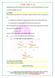 Class 12 Physics Notes In Hindi Medium All Chapters