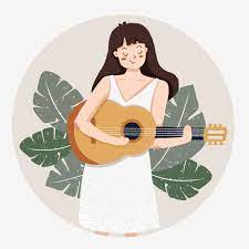 White Girl Who Loves To Play Guitar Girl Playing Guitar White Girl Queen S Day Png Transparent Clipart Image And Psd File For Free Download Ilustrasi Karakter Ilustrasi Digital Ilustrasi