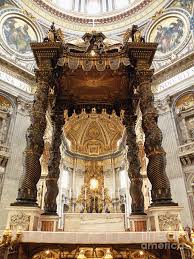 Si trova a città del vaticano, nella basilica di san pietro sotto l'immensa cupola progettata da michelangelo bonarroti. Baldacchino Di San Pietro Digital Art By Eva Kaufman