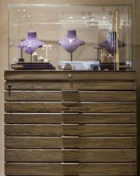 A Grand Cabinet Of Gems And Jewels Custom Designed Jewelry Showcase That Also Accomodates The Fun Jewelry Store Design Jewellery Shop Design Jewelry Showcases