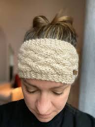 Crochet Brown Headband