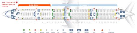 seat map boeing 777 300 air canada best seats in plane