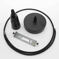 Pendant light conversion kit can be purchased on the. Black Ceiling Pendant Light Diy Kit 1 Meter Cable Metal Ceiling Plate 2263634