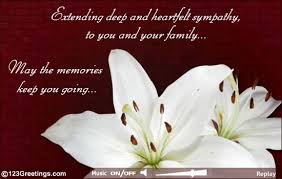 Extending Deep And Heartfelt Sympathy To You And Your Family May The Memories Keep You Going Sympathy Sympathy Ecards Heartfelt