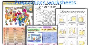 Let 3rd grade and 4th grade kids live and breathe rather than learn and practice prepositions! Prepositions Worksheets