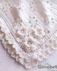 Darling Baby Blanket With Roses Free Crochet Pattern