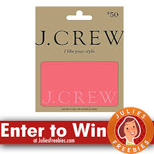 The j.crew credit card click here to apply. 15 Winners Win A J Crew Gift Card Julie S Freebies
