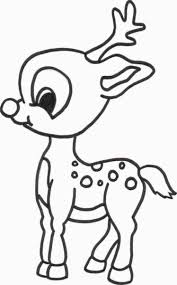 1) if you have javascript enabled you can click the print link in the top half of the page and it will automatically print the coloring page only and ignore the advertising and navigation at the. Images Of Easy Cute Christmas Animal Drawings